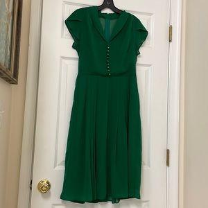 Hell Bunny Green Dress